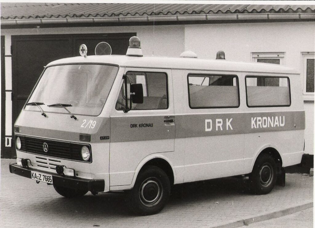 Der zweite motorisierte und größere Krankenwagen von 1979.